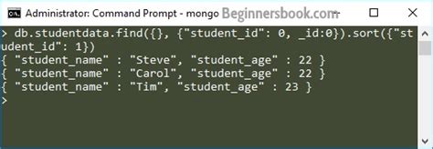 mongodb sort|mongodb sort function.